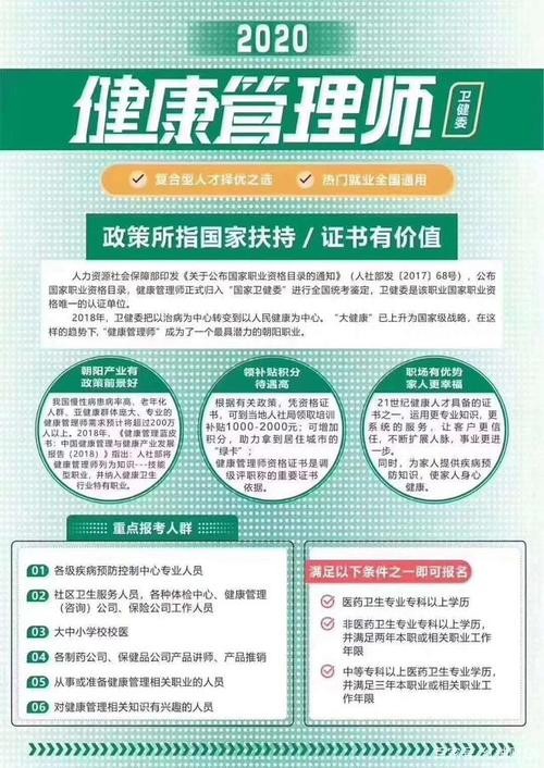 健康管理师，你值得拥有