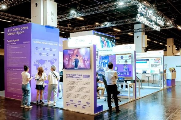 图1:虎牙公司出海业务NIMO亮相科隆国际游戏展
