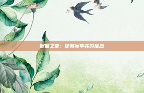 瞩目之夜:体育赛事实时报道