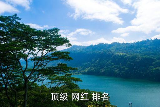 顶级 网红 排名
