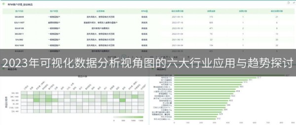 2023年可视化数据分析视角图的六大行业应用与趋势探讨