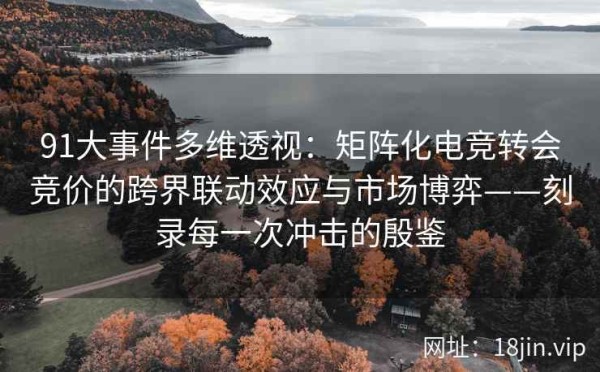 91大事件多维透视：矩阵化电竞转会竞价的跨界联动效应与市场博弈——刻录每一次冲击的殷鉴 第1张