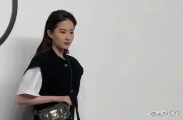 刘亦菲看LV大秀，生图很美，众星离格外耀眼，这夜她略显清冷！