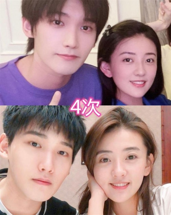 荧幕cp搭档次数，邢昭林梁洁4次，看到最后一组：比真情侣都多！