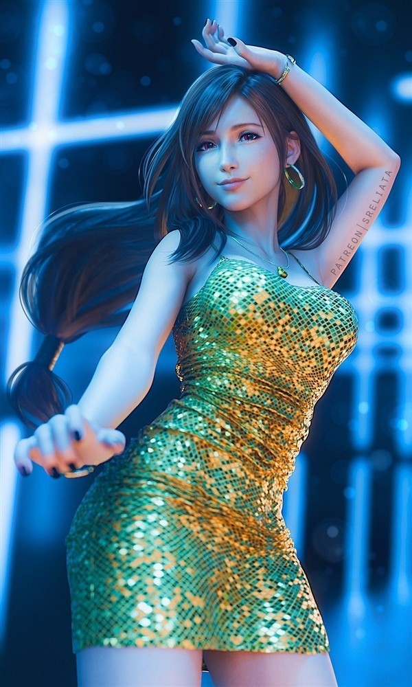 蒂法化身GTA6露西娅造型，展现东西方融合之美