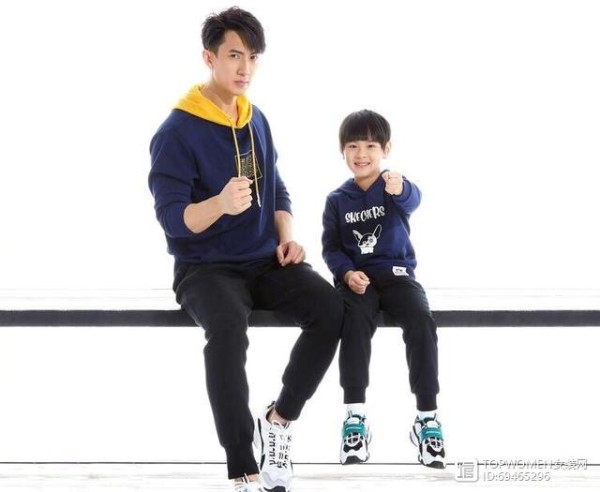 余文乐提前过38岁生日，晒出儿子正面太有爱，盘点明星们亲子装
