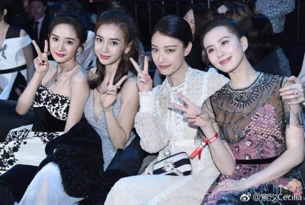 女星同框谁又被艳压了？刘亦菲、杨幂、Angelababy竟然都输了！