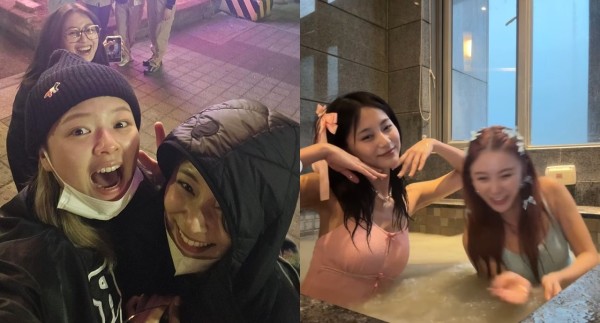 TWICE三姝更多台湾游玩照公开！子瑜还公开和好姐妹Elkie同框戏水影片
