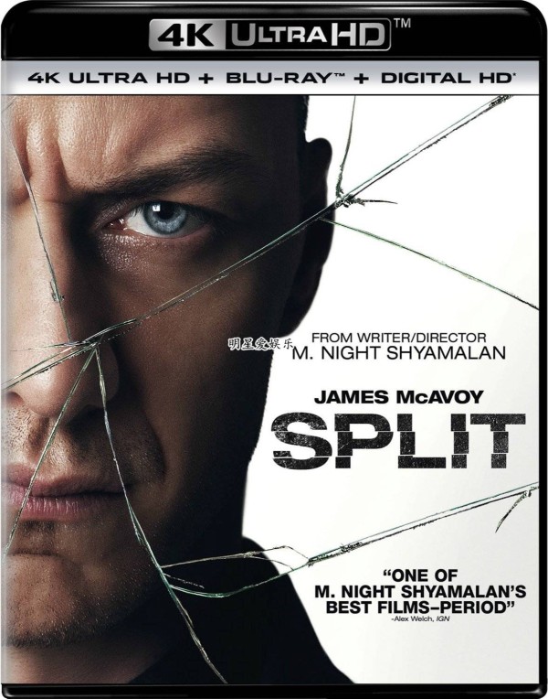 [4K蓝光原盘] 分裂 Split (2016) / 思·裂(港) / Split 2016 2160p BluRay REMUX HEVC DTS-HD MA 5.1 / Split 2016 2160p UHD BluRay x265 10bit HDR DTS-HD MA 5.1