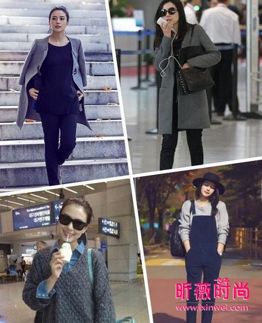 黑白灰 杨幂高圆圆等女明星们首选的百搭颜色
