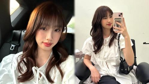 冯小刚女儿高中毕业回国，19岁徐朵换发色变成熟，颜值逆袭千金范