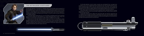 Star Wars: The Lightsaber Collection spread