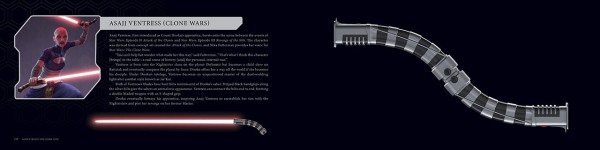 Star Wars: The Lightsaber Collection spread