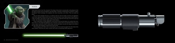 Star Wars: The Lightsaber Collection spread