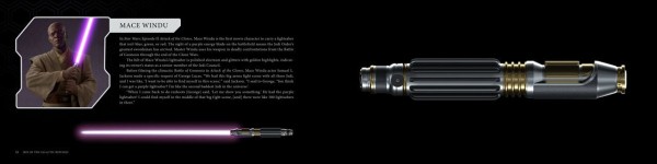 Star Wars: The Lightsaber Collection spread