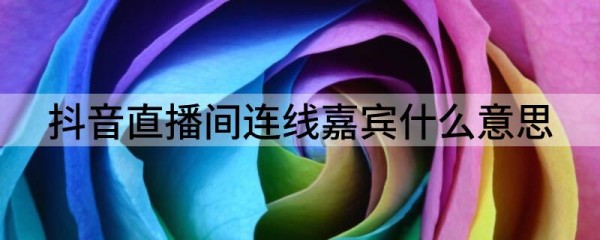 抖音直播间连线嘉宾什么意思（解读抖音内测的连线功能）