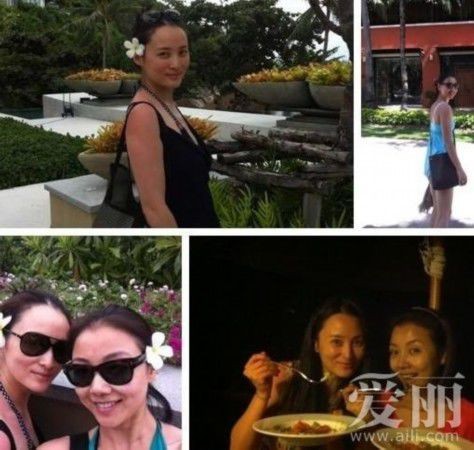 蒋勤勤薛凯琪关系不错，上图是蒋勤勤上传于10月7日并文：两花姑娘同吃同喝还同睡可这，天下良辰、美景、赏心、乐事，奈何！~~~锦屏人忒看的这韶光贱!,婚后和闺蜜这样相处，真得很难得，足见两人关系！