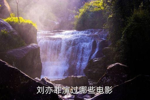 刘亦菲演过哪些电影