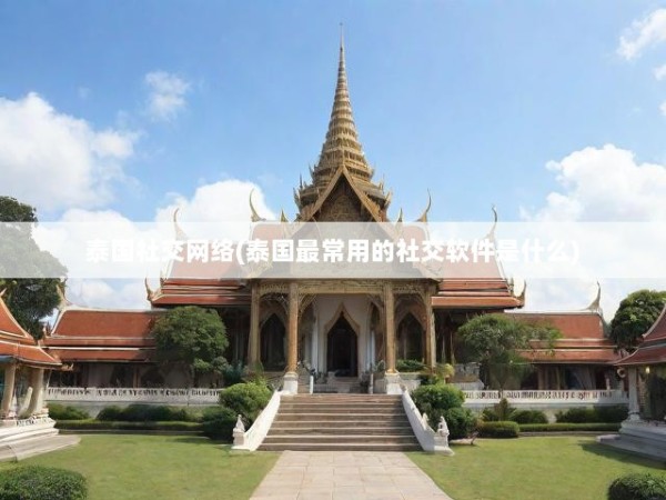 泰国社交生态揭秘，热门 *** 解析与深远社会影响力透视
