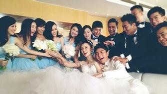 明星结婚伴娘伴郎抢眼球，盘点那些大牌明星的伴娘伴郎团