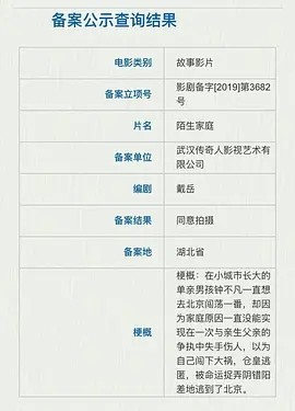陌生家庭