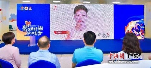 苏炳添为活动助阵。通讯员 供图