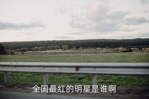 全国最红的明星是谁啊