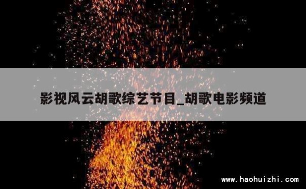 影视风云胡歌综艺节目_胡歌电影频道 第1张