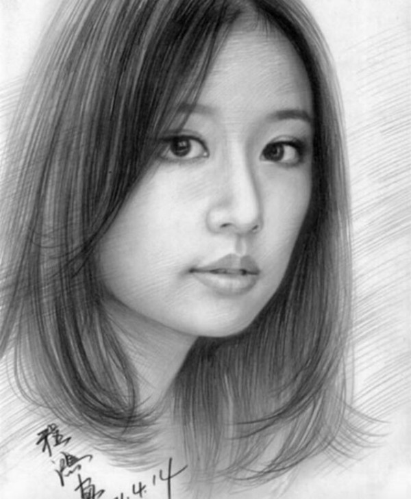 盘点女明星的素描画像，佟丽娅林心如杨幂等
