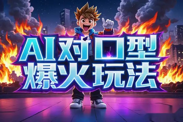 【AI对口型爆火玩法】一条视频100万播放，日入2张矩阵放大收益！-1