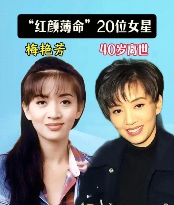 “红颜薄命”的20位女星，最好的年纪却倒在了命运的脚下