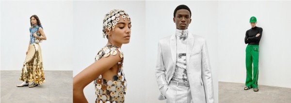 a man and a woman in formal wear