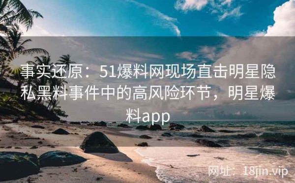 事实还原：51爆料网现场直击明星隐私黑料事件中的高风险环节，明星爆料app
