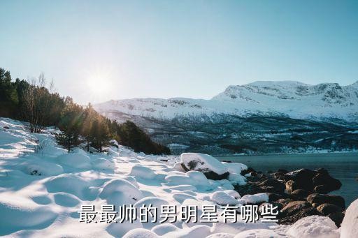最最帅的男明星有哪些