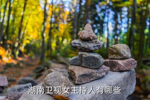 湖南卫视女主持人有哪些