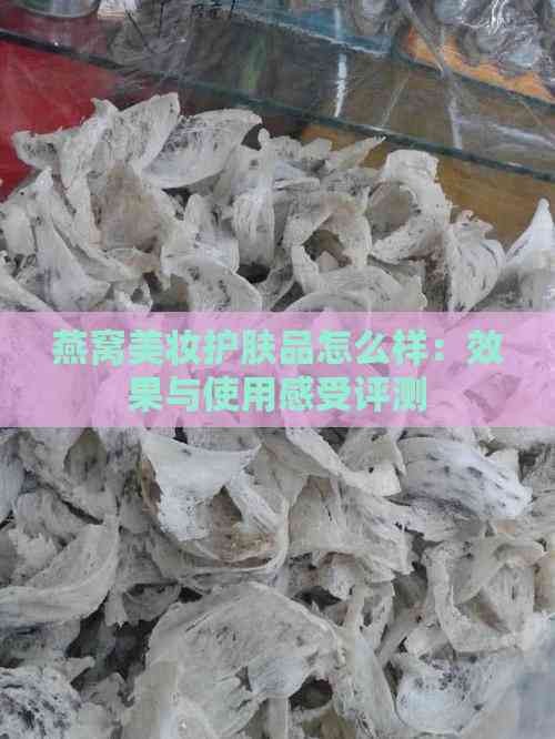 燕窝美妆护肤品怎么样：效果与使用感受评测