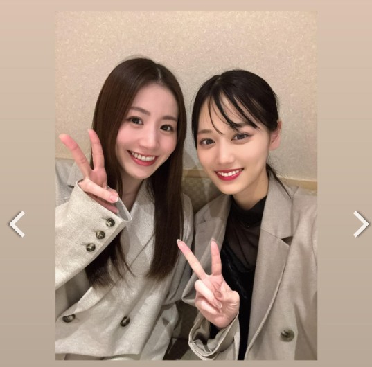 志田千阳追星日本偶像女团前成员 文体美女跨界同框谁更漂亮？