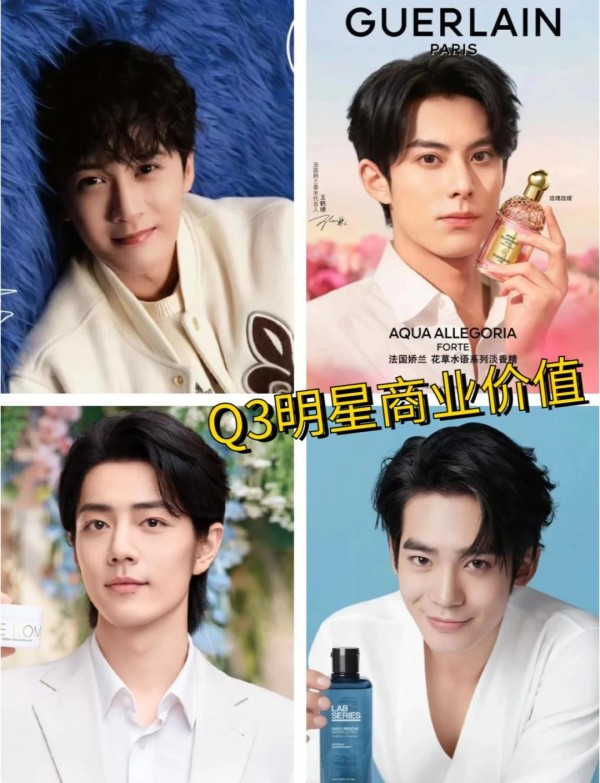 Q3男艺人商业价值大比拼