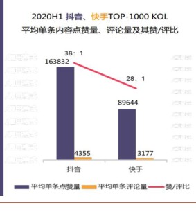 2020H1抖音、快手TOP-1000KoL - 2021年01月 - 行业研究数据