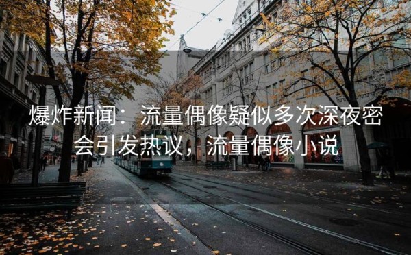 爆炸新闻：流量偶像疑似多次深夜密会引发热议，流量偶像小说