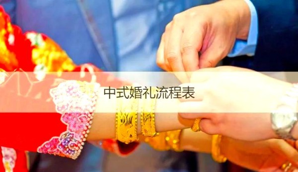 中式婚礼的流程与习俗全景解读