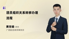 团员组织关系转移办理流程
