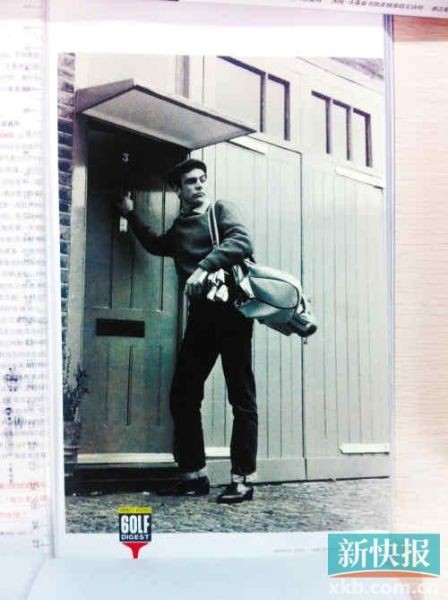 1962年，康纳利背上球包的帅照