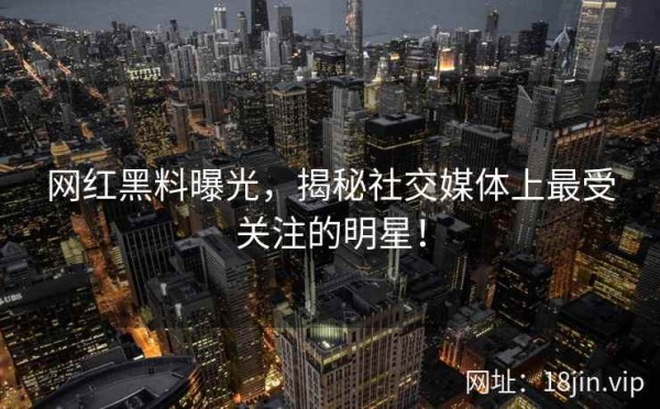 网红黑料曝光，揭秘社交媒体上最受关注的明星！ 第1张