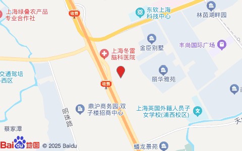 上海上志娱乐明星经纪公司位置示意图