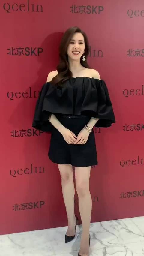 优雅女神刘诗诗穿高跟鞋