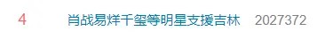 韩红爱心基金会支援吉林 易烊千玺倪妮等明星捐款捐物