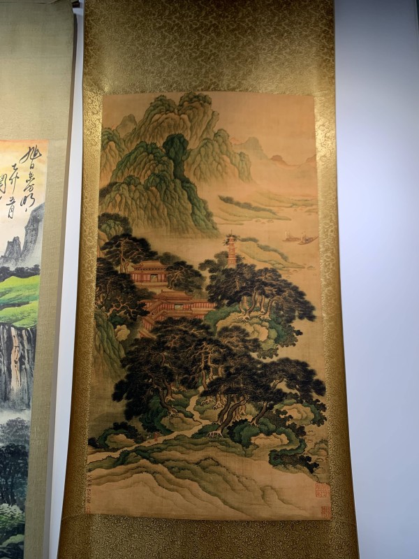 仇英仿宋山水人物阁楼画：古意与匠心的交融