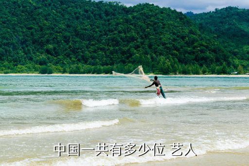 中国一共有多少位 艺人