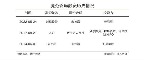 抖音电商服务商魔范璐玛获若羽臣战略投资 2022年5月24日，魔范璐玛完成了战略投资，由 若羽臣 投资。本轮融资主要用于提升抖音内容营销方面服务能力以及内部业务...